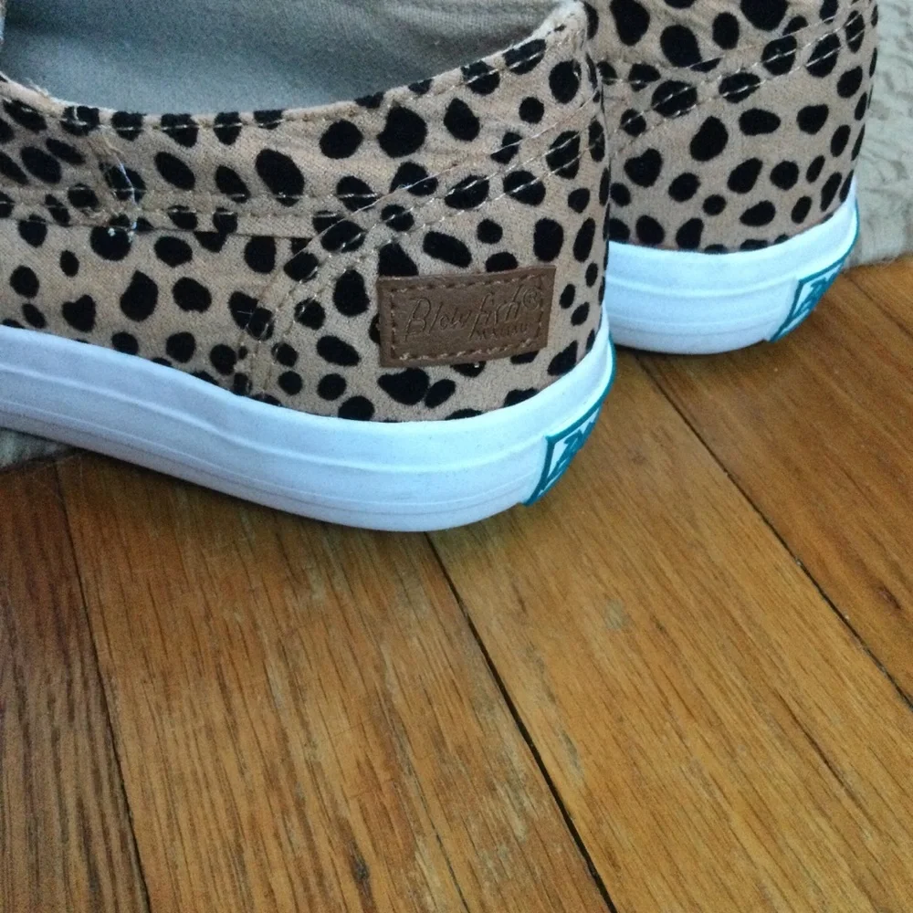 Blowfish Cheetah slip ons sneaker